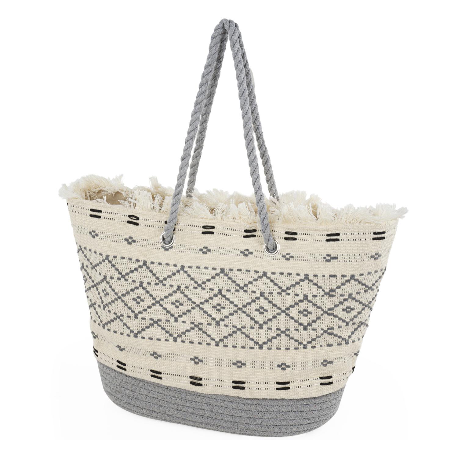 Bolso De Playa Skpat Savona Gris