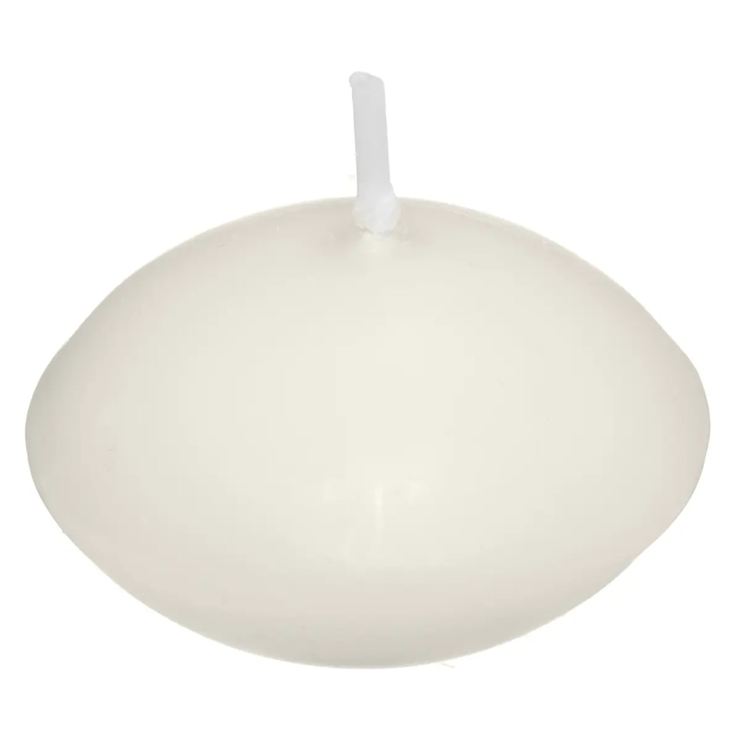 6 bougies parfumées "Many" D4,5cm blanc