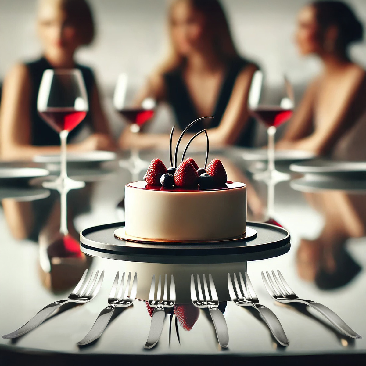 Jet Satin - Set Tea-Time 18 pièces