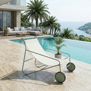 Chilienne design vert argile OSLO