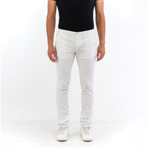 BIKKEMBERGS pantalone uomo white