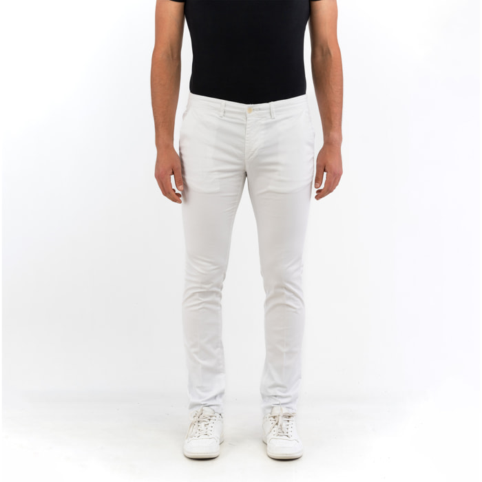 BIKKEMBERGS pantalone uomo white