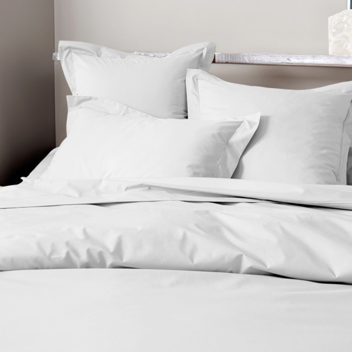 Housse de couette percale de coton peigné "Julian" toutes dimensions Coton Pur