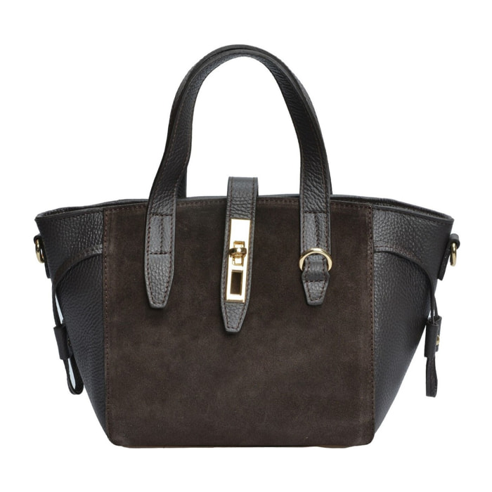 Borsa a mano Isabella Rhea Marrone