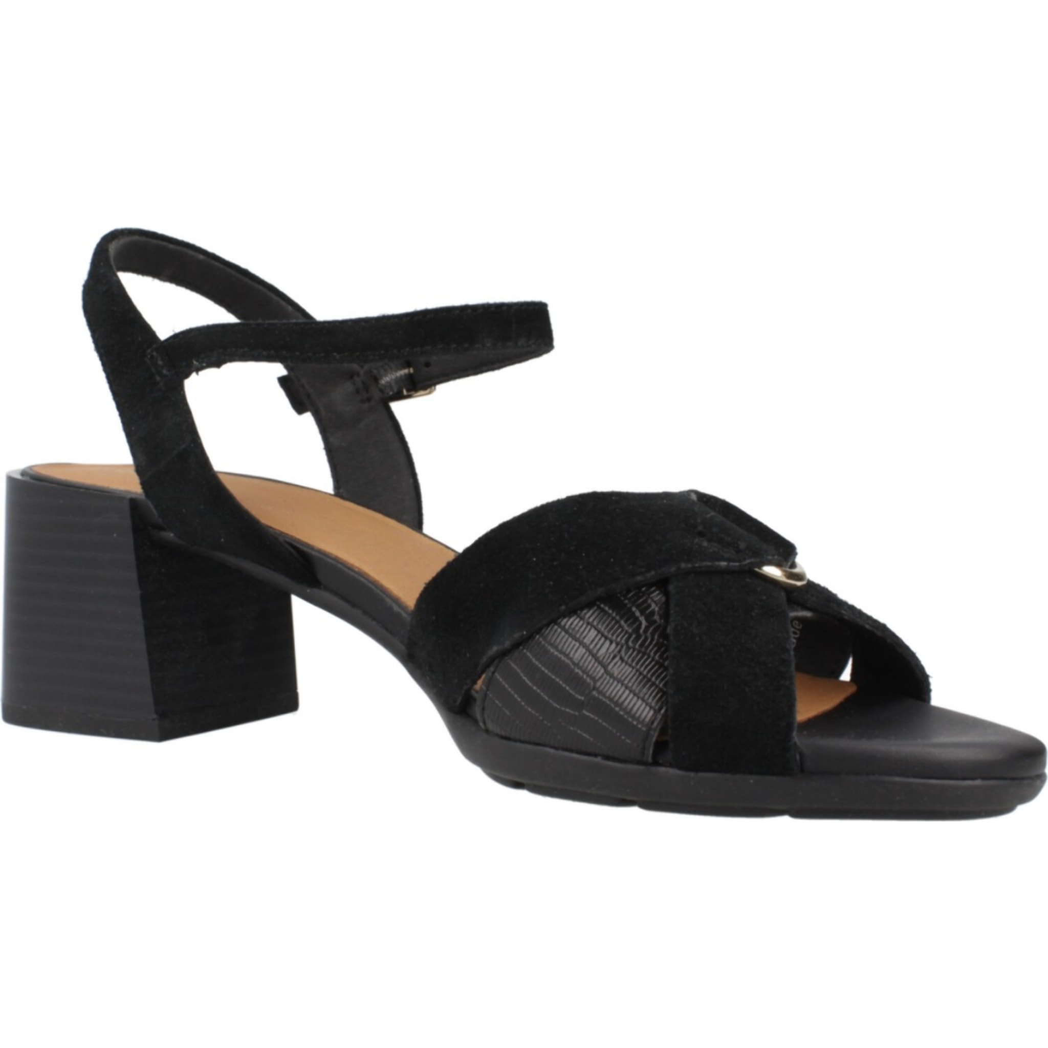 Sandalias tacón Mujer de la marca GEOX  modelo D NEW MARYKARMEN Black