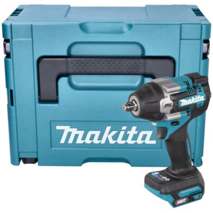 Boulonneuse 1/2'' 760Nm 40V XGT - MAKITA - sans batterie, ni chargeur - MAKPAC - TW007GZ01