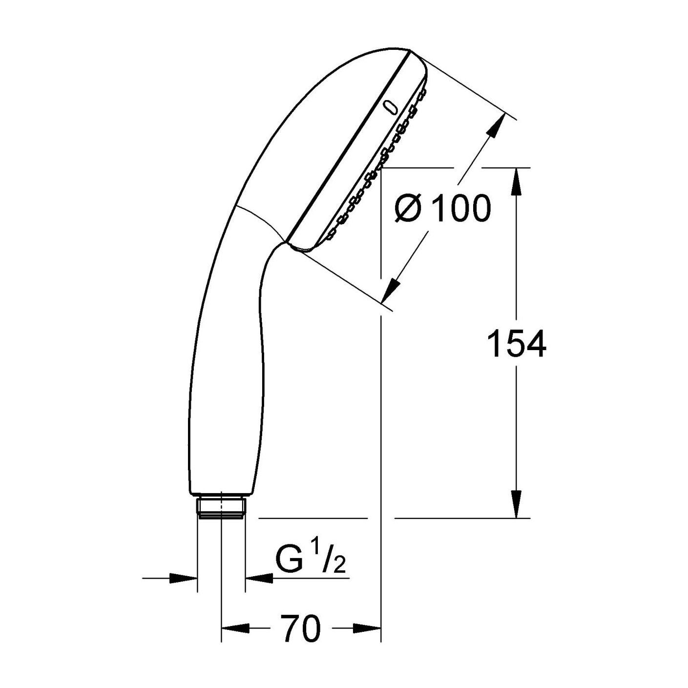 GROHE Vitalio Start 100 Douchette Chromé