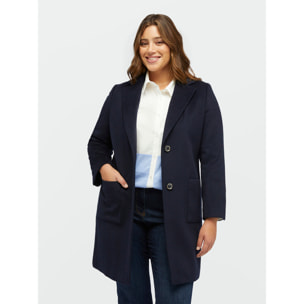 Fiorella Rubino - Cappotto in panno - Blu