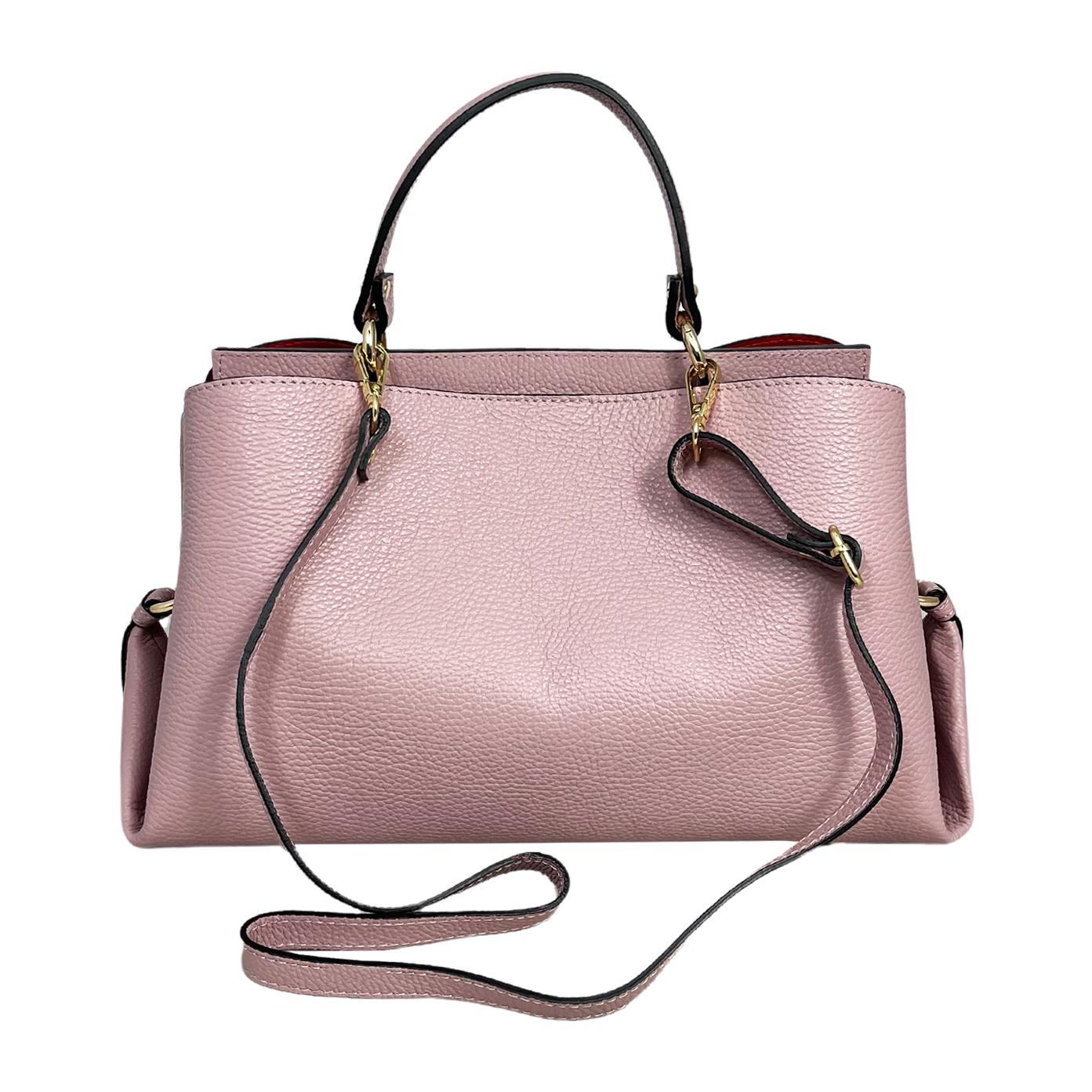 Bolso de Mano Cheval Firenze Bianca Rosa Empolvado