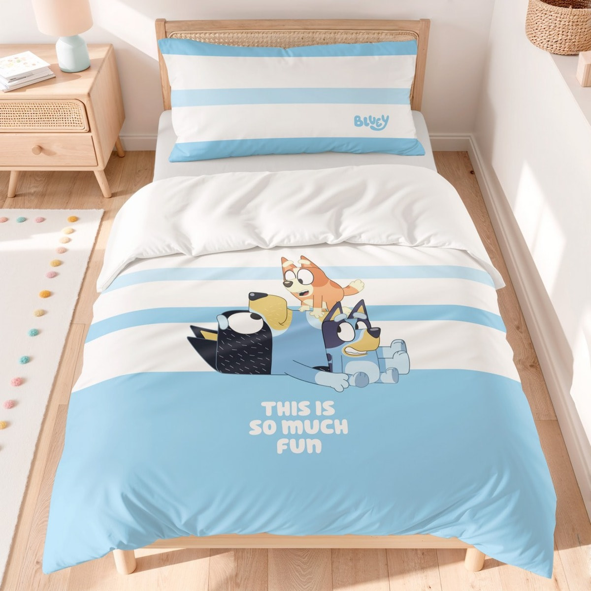 Funda nordica BLUEY + funda almohada 65x65