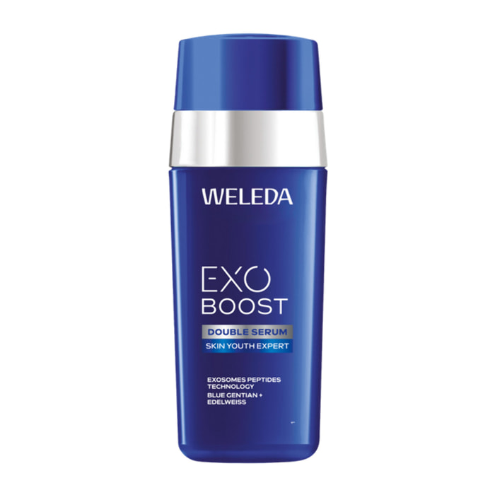 WELEDA - Double Sérum EXO BOOST Gentiane bleue & Edelweiss - 30 ml - -