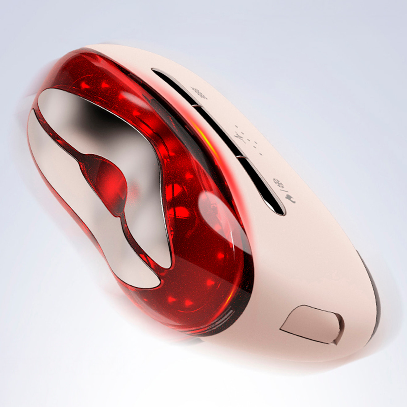 Dispositivo antiedad con 6 modos: calor, frío, LED, láser, EMS y vibración.