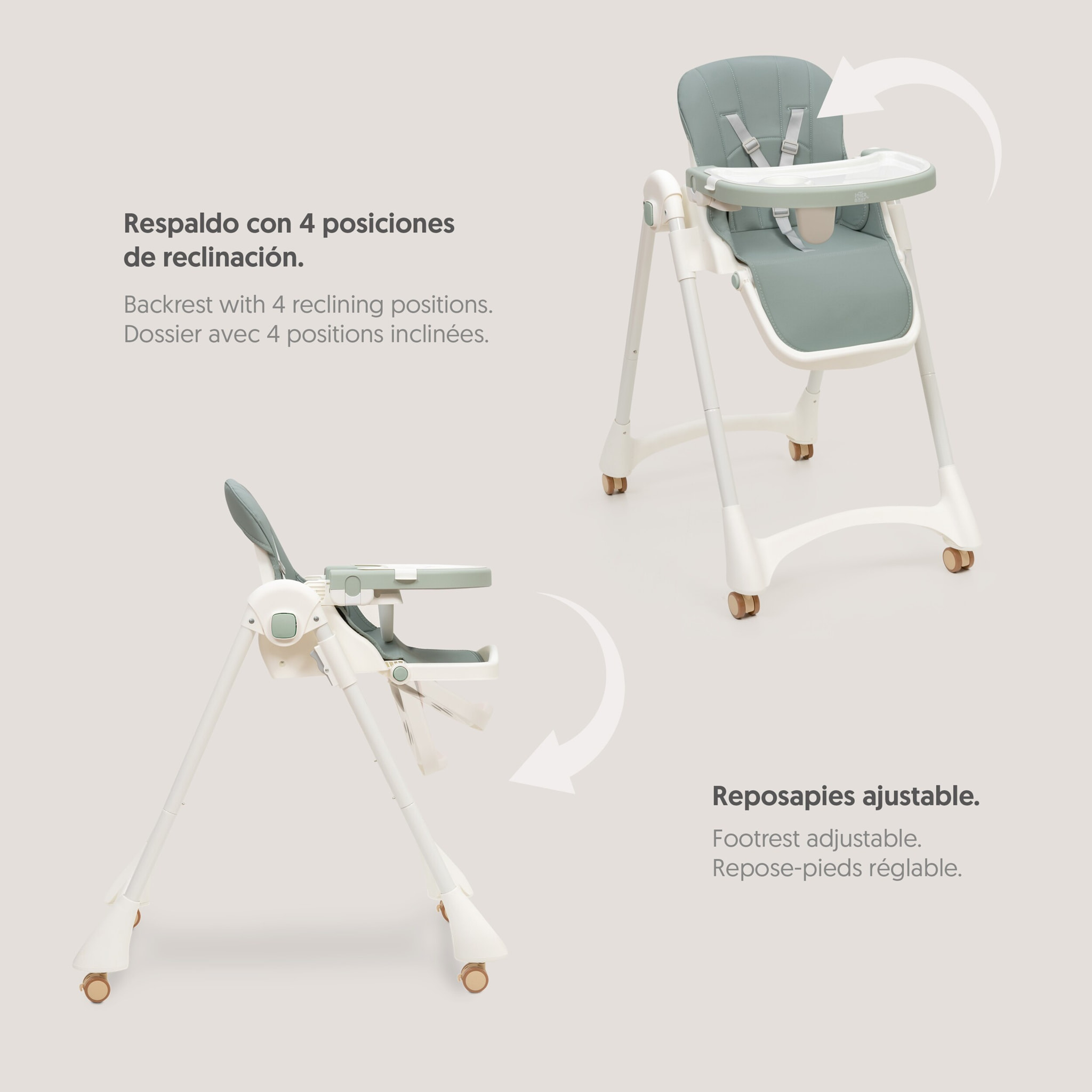 Trona plegable Aluminio Mod Practic