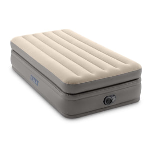 Colchón hinchable individual Intex Dura-Beam Prime Comfort, con bomba eléctrica incorporada, 99x191x51 cm