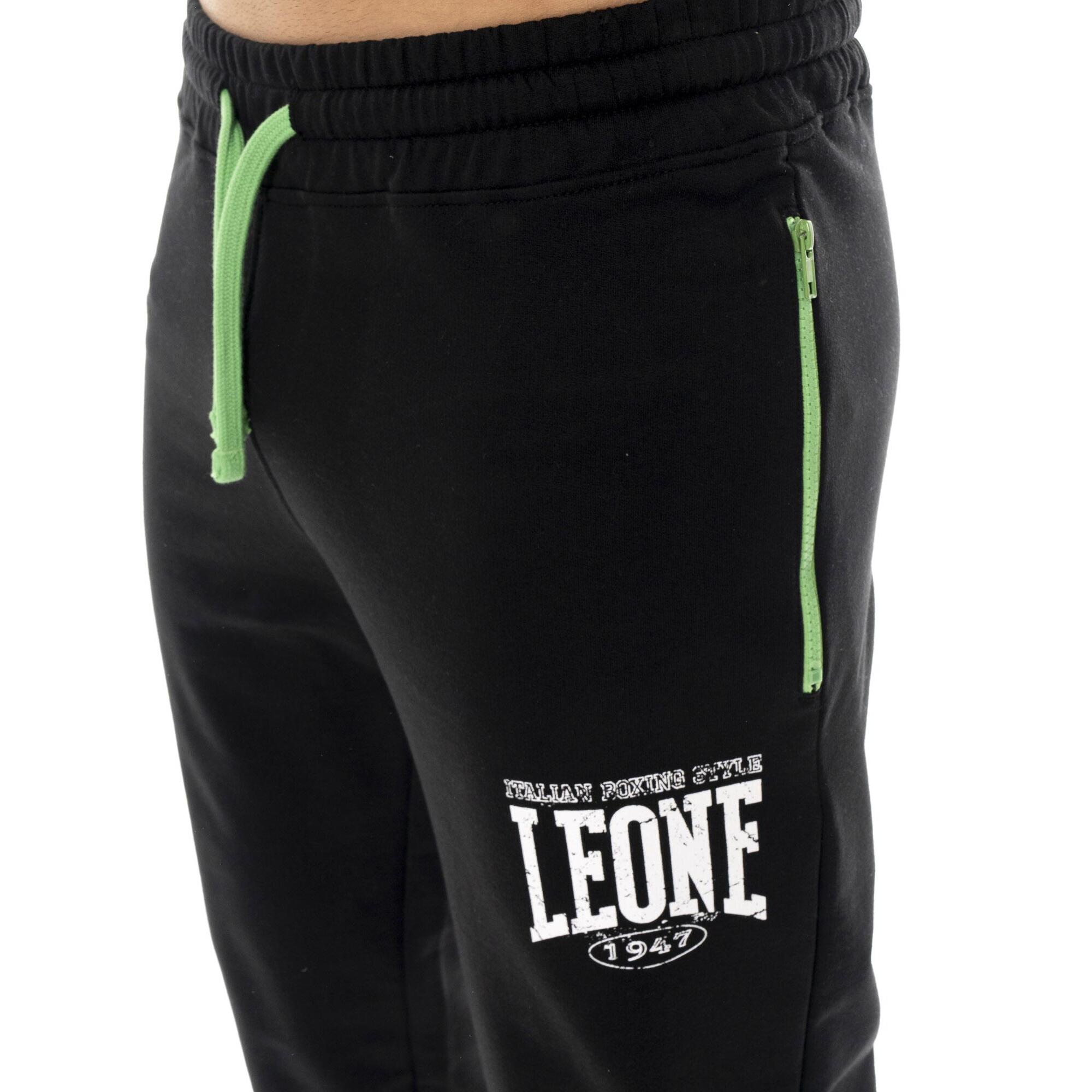Tuta da uomo in cotone non garzato con cappuccio Leone Boxing legend