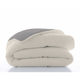 Edredón Bicolor Piedra L.198/Gris L.807 Naturals 240x260 cm