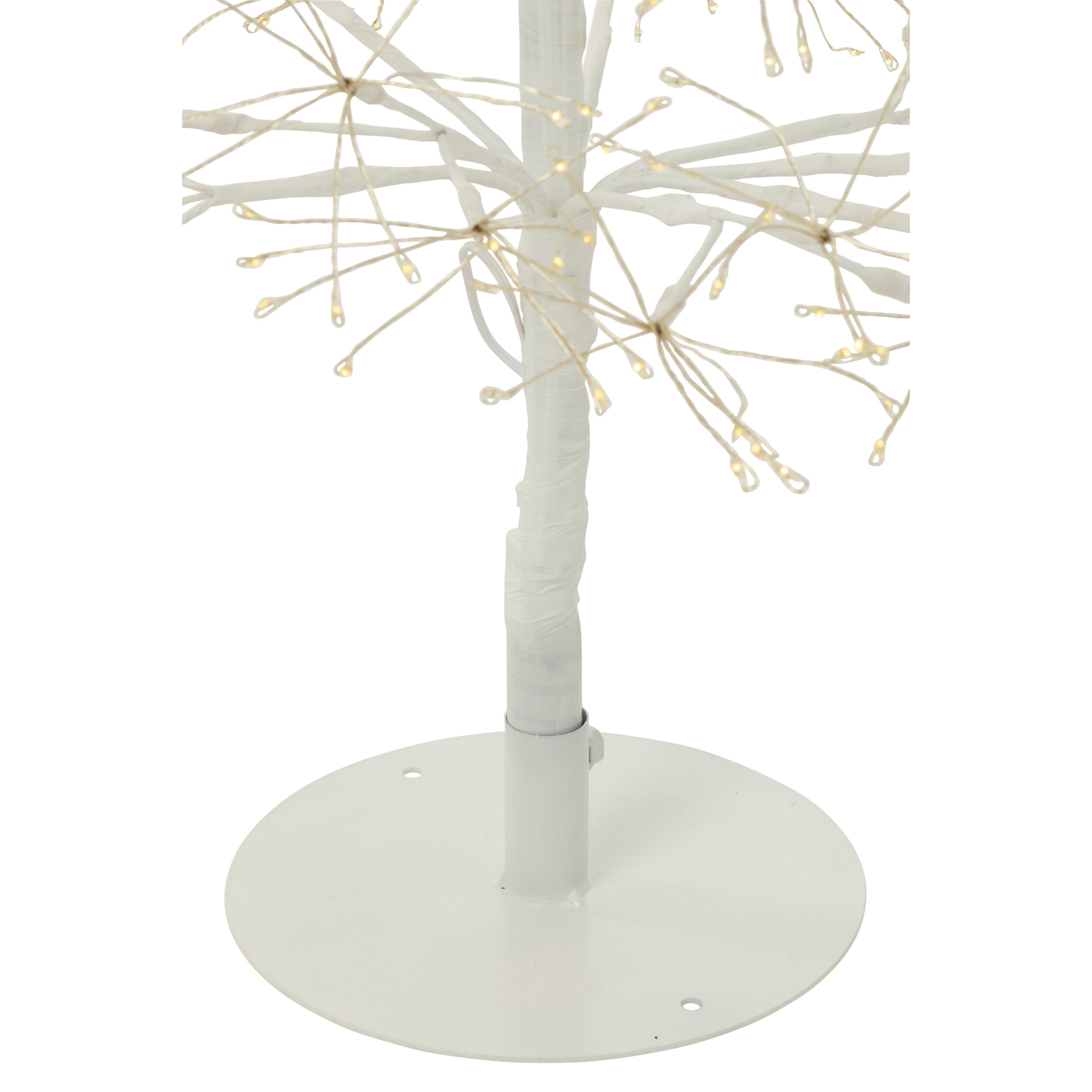 J-Line décoration Arbre - blanc chaud - acier - blanc - medium - LED