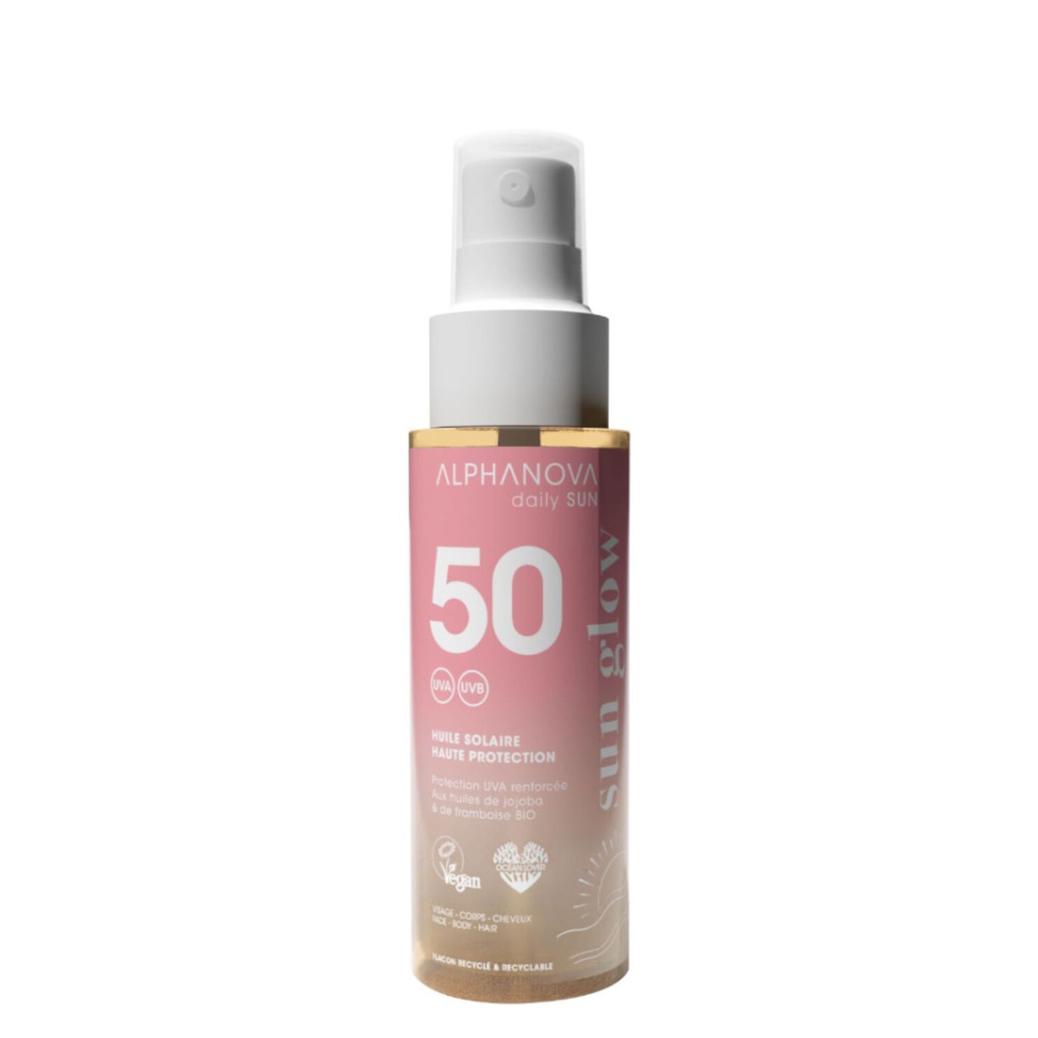 Sun Glow - Huile Solaire SPF 50