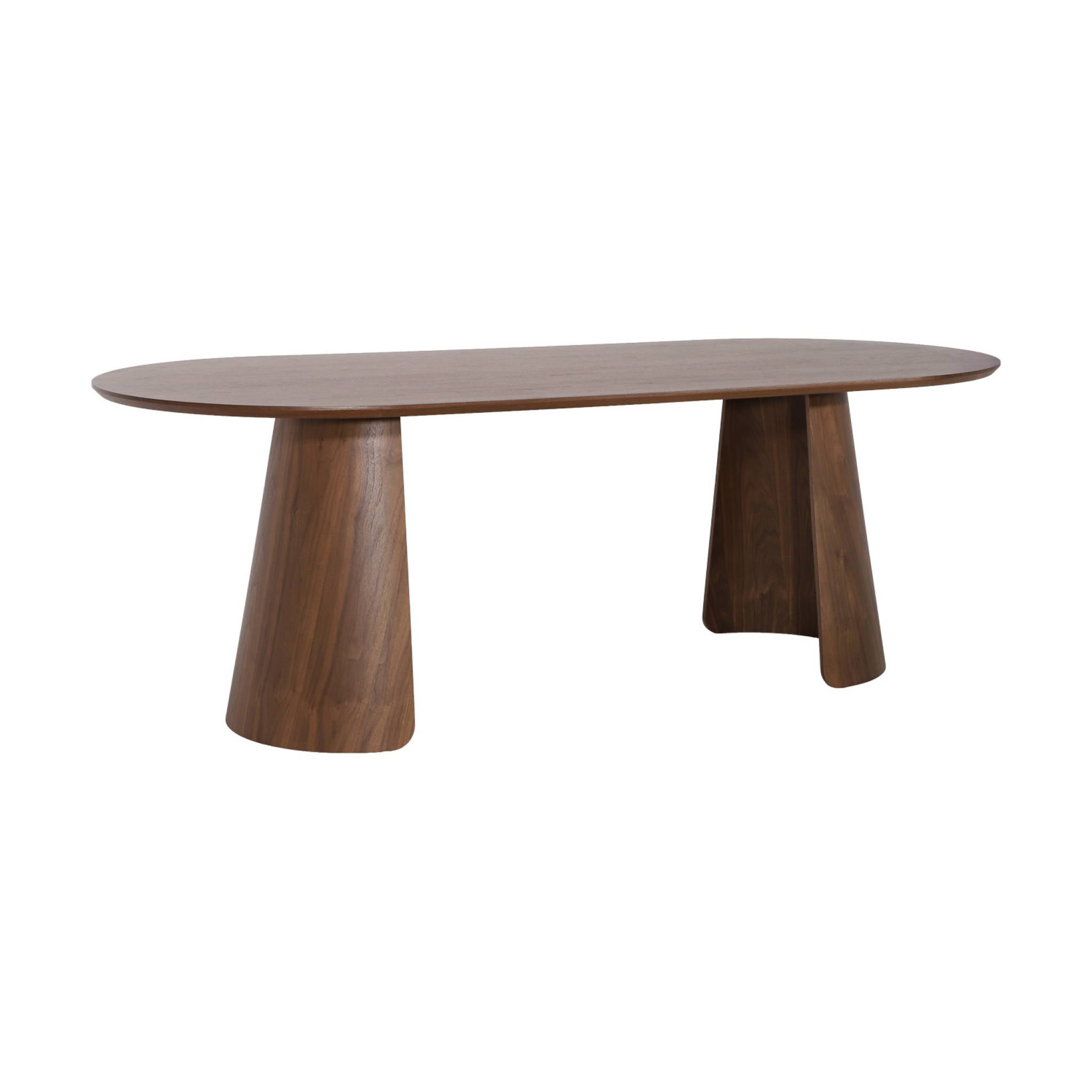 Table à manger oblongue décor bois 8 places MATHILDE