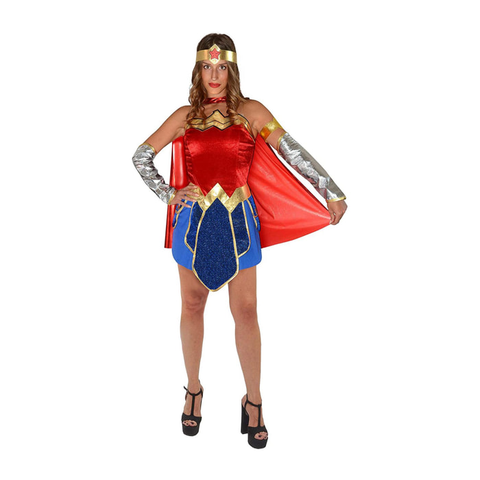 Costume Completo Wonder Woman Donna Prodotto Originale Dc Comics