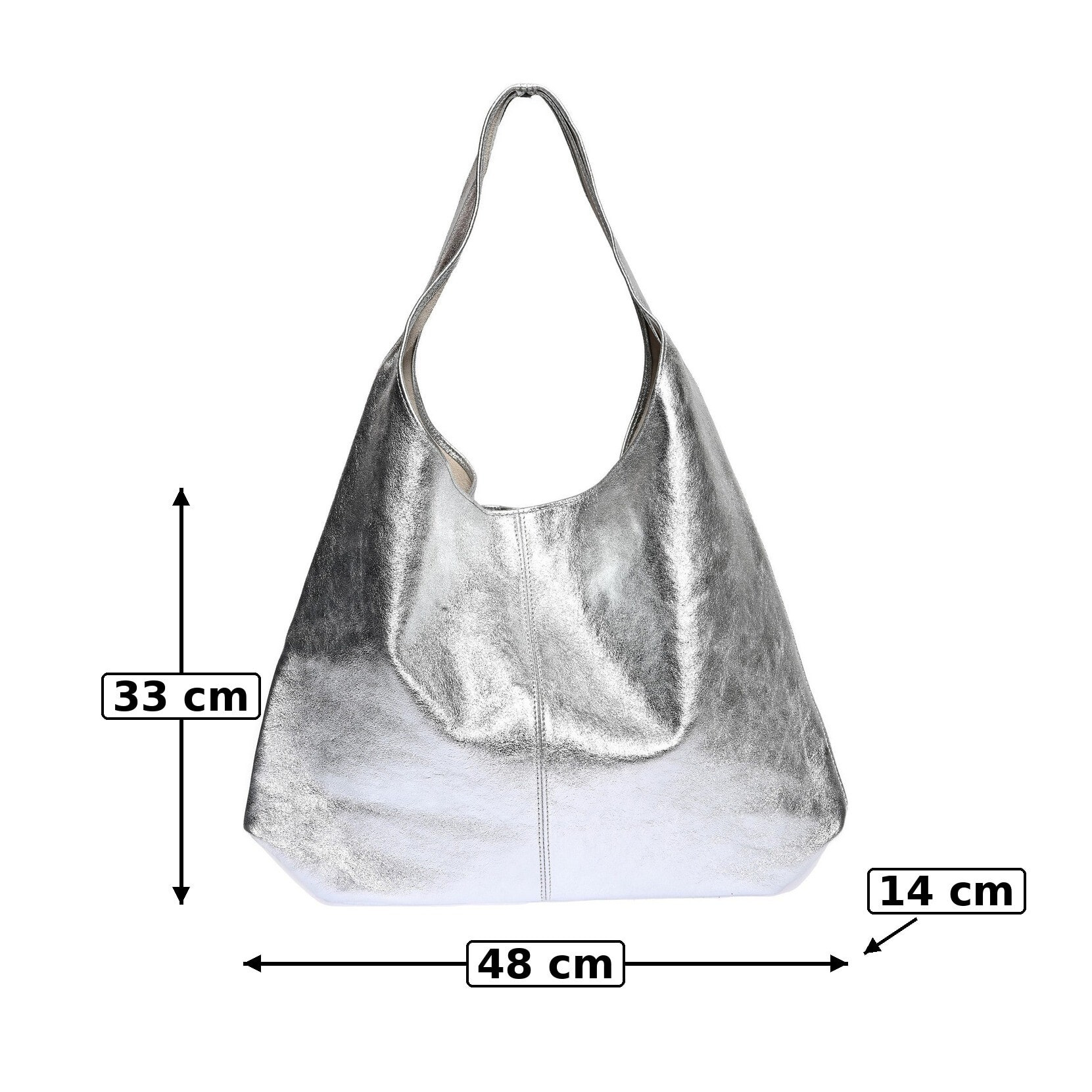 Tote Anna Luchini Argentato