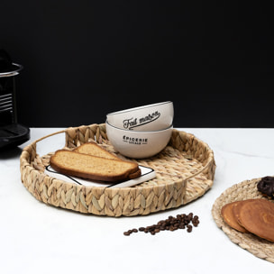 Plateau Tressage Naturel D40cm