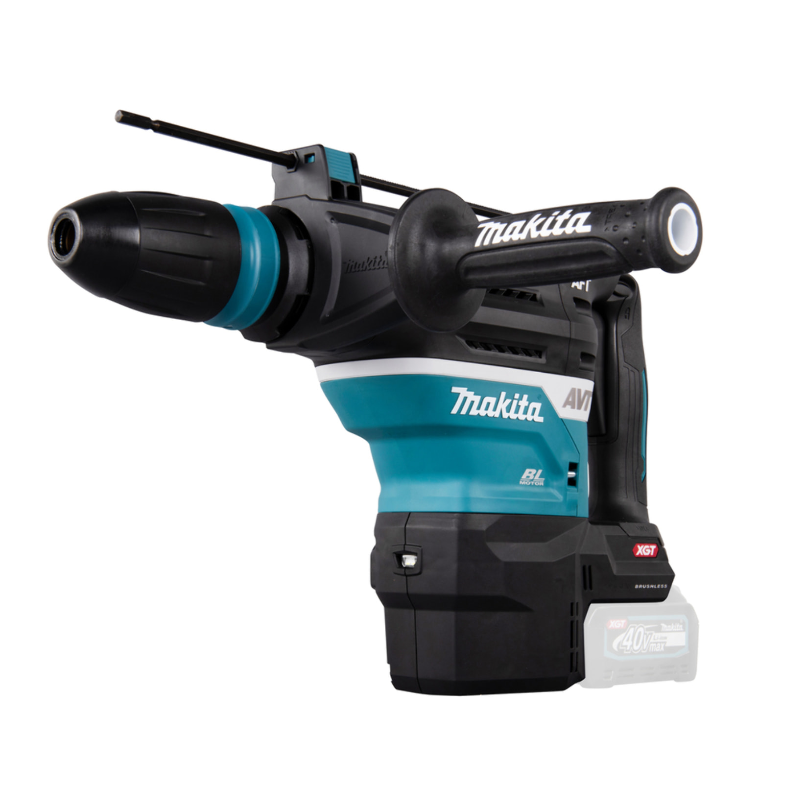 Taladro percutor cincel Bluetooth SDS+ 40V max XGT - MAKITA - sin batería ni cargador - caja - HR005GZ01