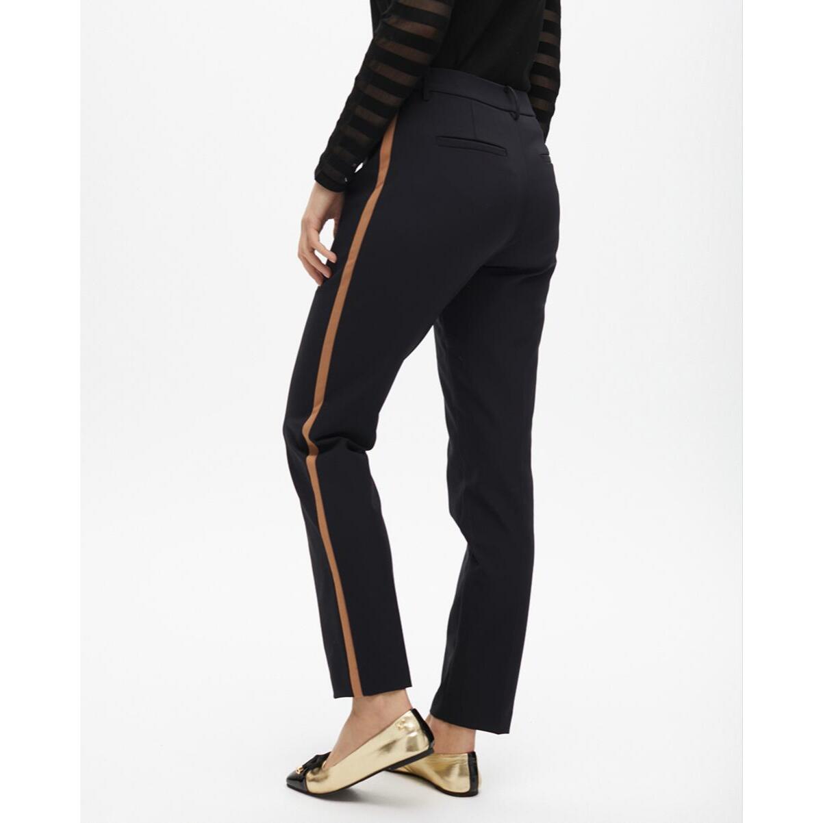 Pantaloni Basici con Banda Laterale