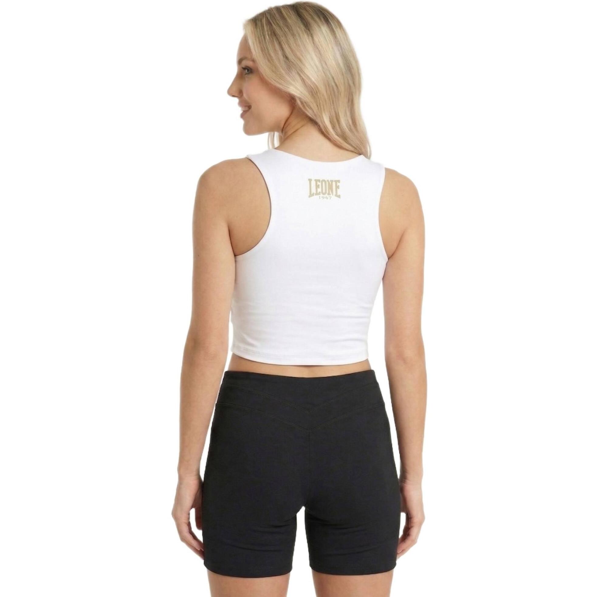 Camiseta corta sin mangas Active Gold para mujer