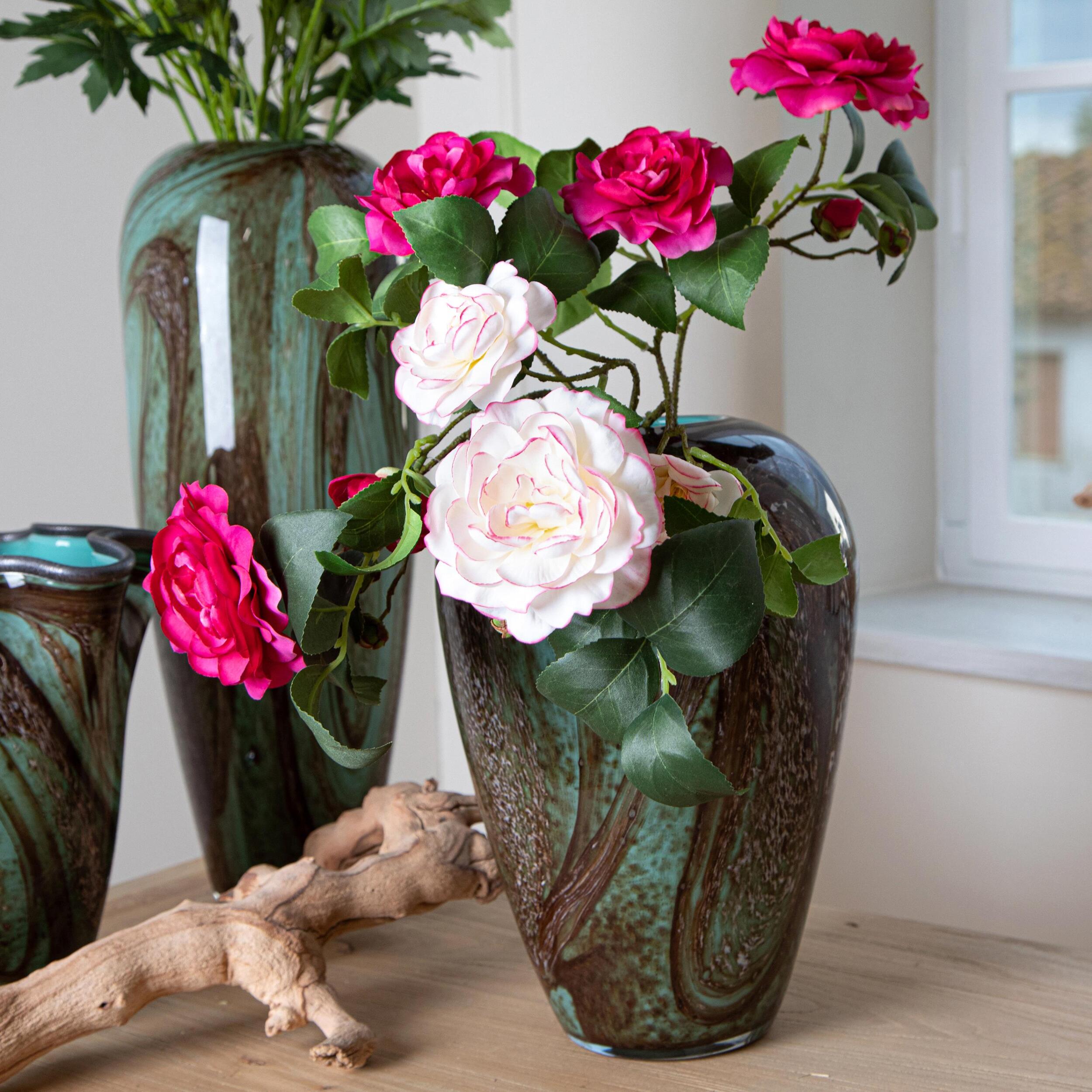 Vaso sfumato - 20,5xH31,5x20,5cm - Pezzi 1 - Bianchi Dino SpA