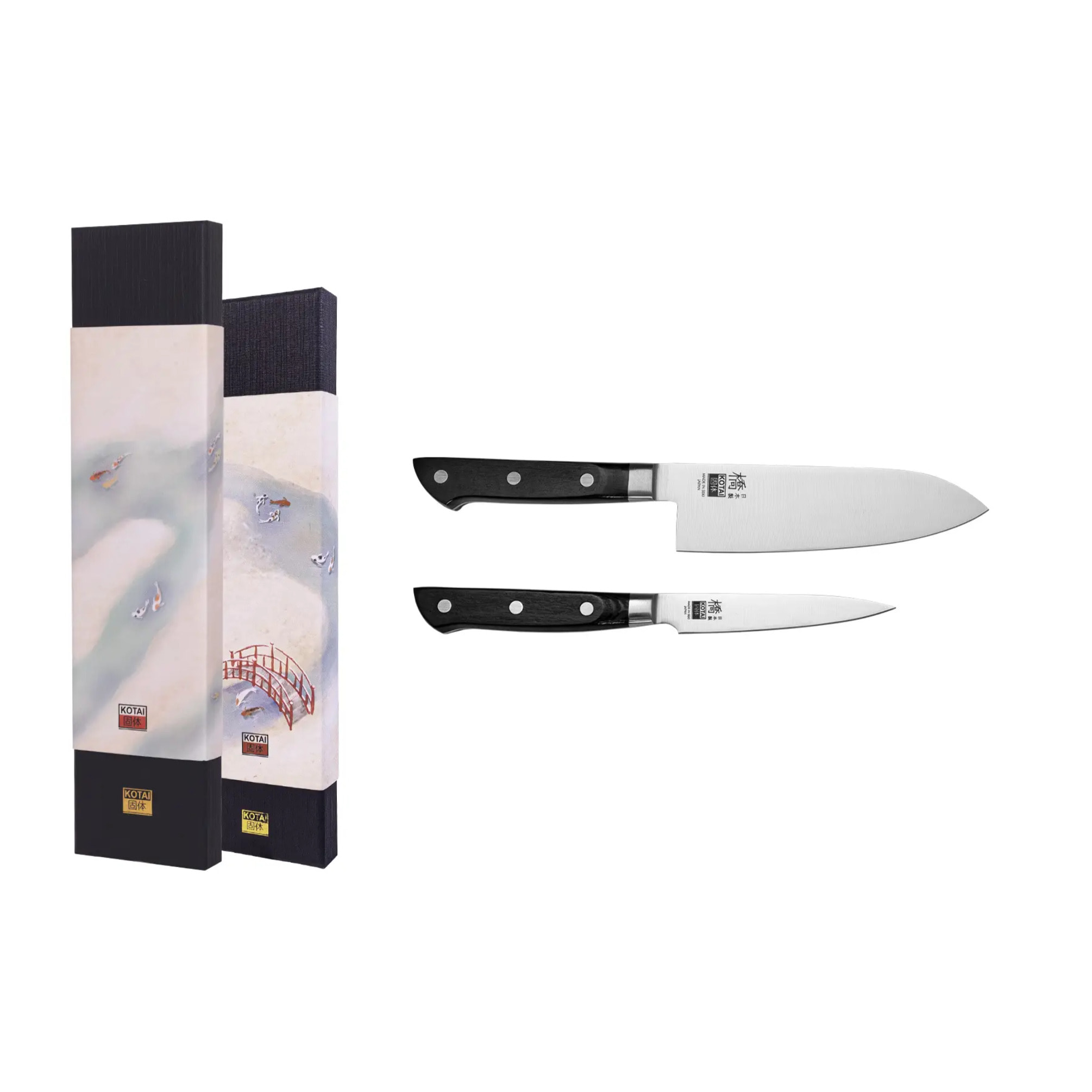 Set Hashi de Inicio: 2 cuchillos (de pelar + santoku)
