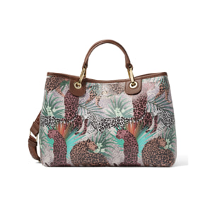 Borsa a mano  da donna In Poliestere e Poliuretano Prodotto artigianale 37x27,5x15 cm