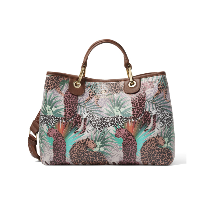 Borsa a mano  da donna In Poliestere e Poliuretano Prodotto artigianale 37x27,5x15 cm