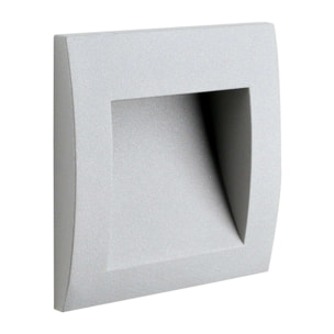 Forlight Empotrable De Pared Ip65 Face Led 2,5W 3000K Gris 113Lm