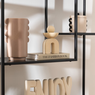 Déco à poser Wavy bliss H.18cm céramique