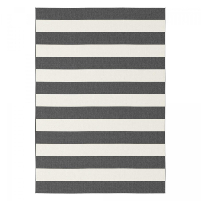 Tapis salon COUDRA Gris 160x230 Fait en Europe en polypropylène doux et soyeux