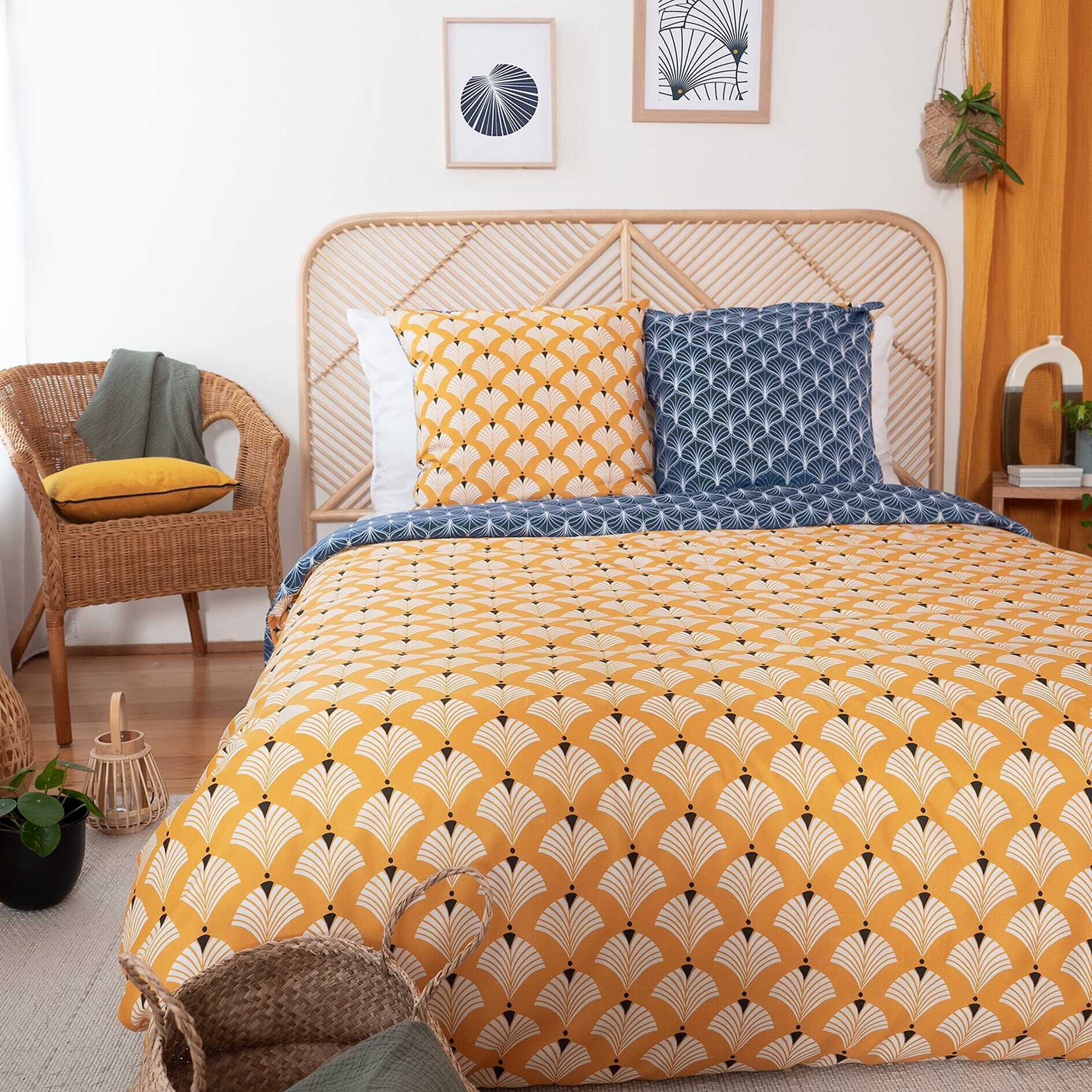 Parure Housse De Couette 3pcs 100% microfibre 72gsm Pania