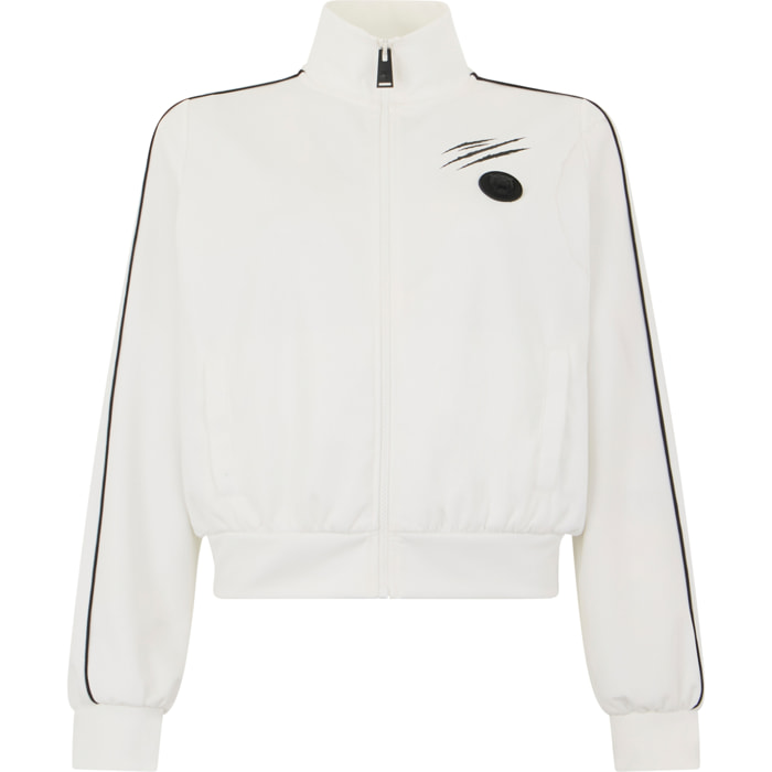 PLEIN SPORT Cropped Tracksuit Jacket