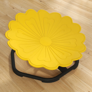 Chaise pivotante sensorielle pour enfant – Siège d'entraînement à l'équilibre et à la coordination – Jaune