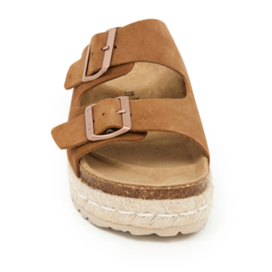 SANDALIA PLATAFORMA BILLOWY MARRON