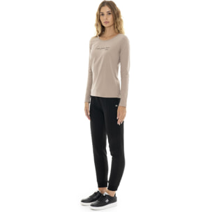 T-shirt a manica lunga da donna 'Relaxed'