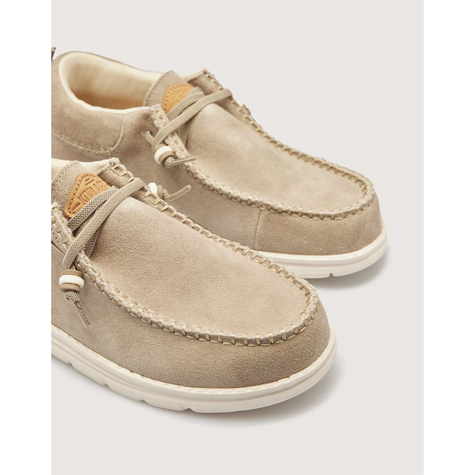 Mocasín Casual Serraje Taupé - Mullilah