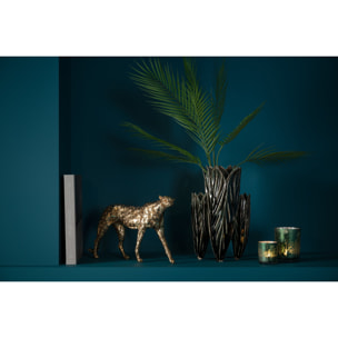 J-Line vase - argile - bleu pétrole