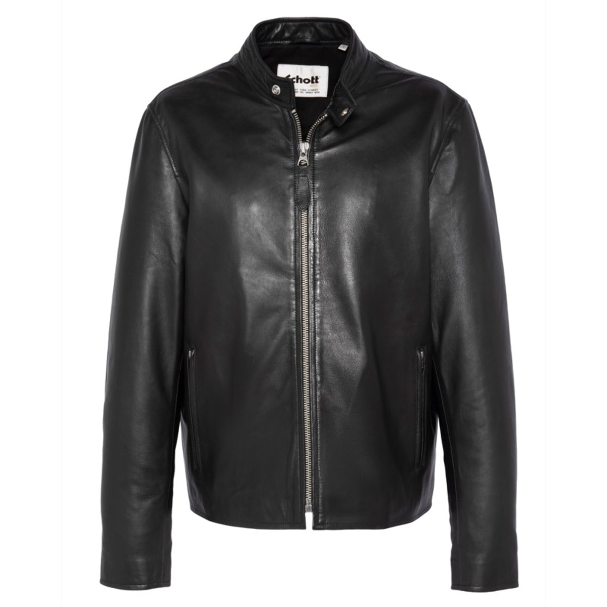 LCMOTORLAMBCLASSIC BLACK/BLACK JACKETSchott NYC P/EBLACK