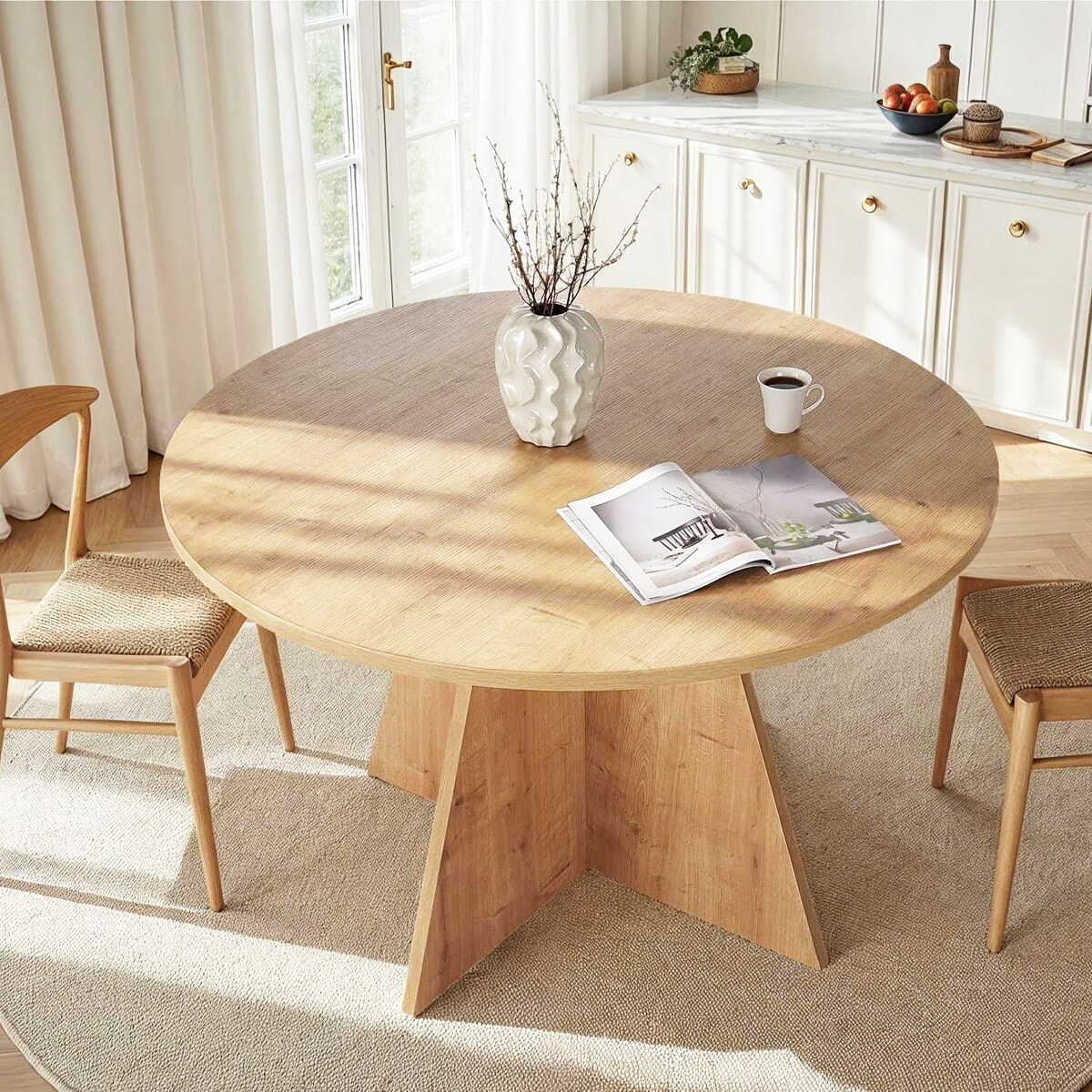Table à manger ronde 5 à 6 pers. - NORAE