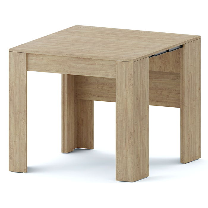 Tavolo Consolle Allungabile Oslo Plus Fino A 3 Metri, Tavolo 14 Posti Salvaspazio Multiposizione, Design Moderno Ed Elegante, Consolle Per Casa E Ufficio, 78 x 51 x 90 cm, Colore Rovere