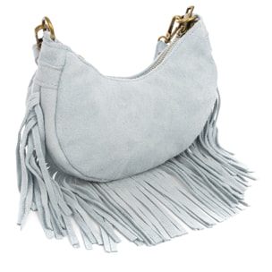 Ausonia borsa a tracolla in vera pelle Camoscio.