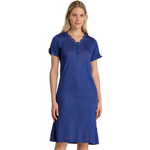 Camicia da notte donna in modal con scollo a V manica corta articolo timeless Noidinotte