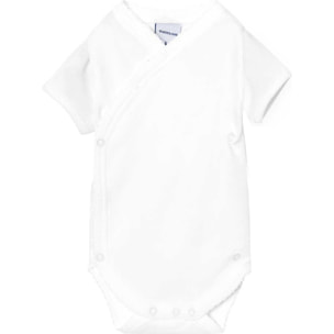 Body cruzado bebé manga corta algodón