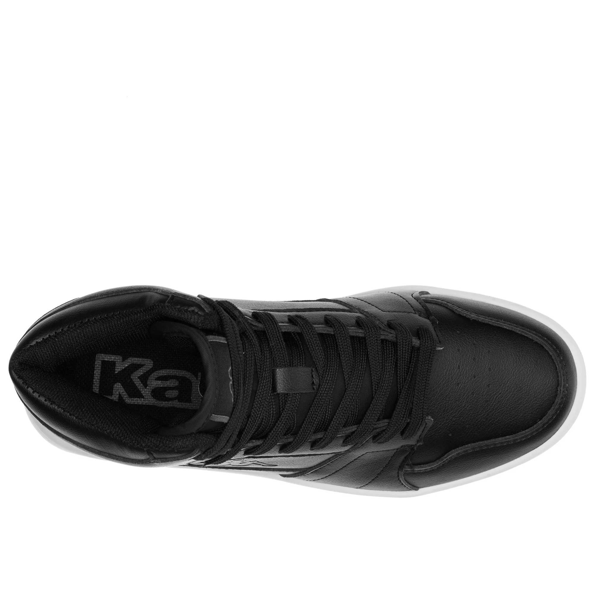 Kappa - Sneakers Uomo Donna Nero - LOGO BASIL MD